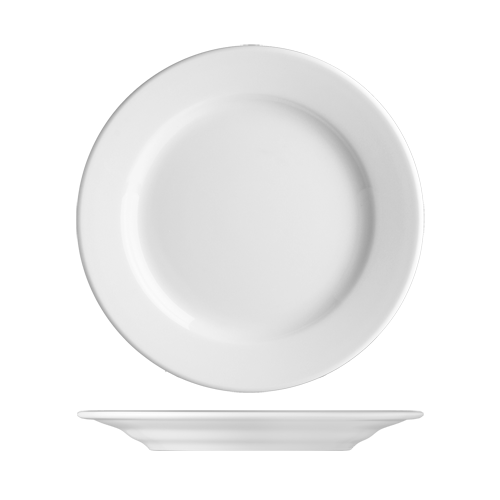 Benedikt Princip plat bord Ø 24 cm – porseleinen dinerbord voor restaurants