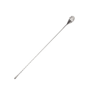 47 Ronin barlepel RVS 30 cm – roestvrijstalen roerlepel voor cocktails en mixdranken