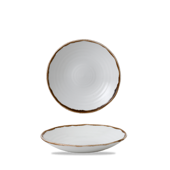Dudson Harvest Natural organische coupekom 15 cm – naturel porseleinen coupekom voor de horeca