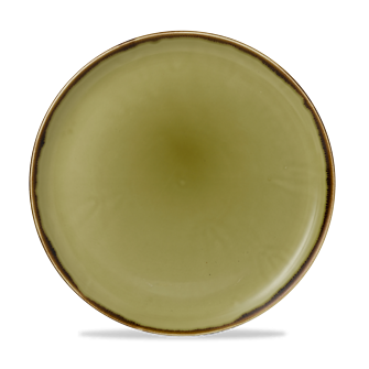 Dudson Harvest Green coupebord 32,4 cm – groen porseleinen serveerbord voor restaurants