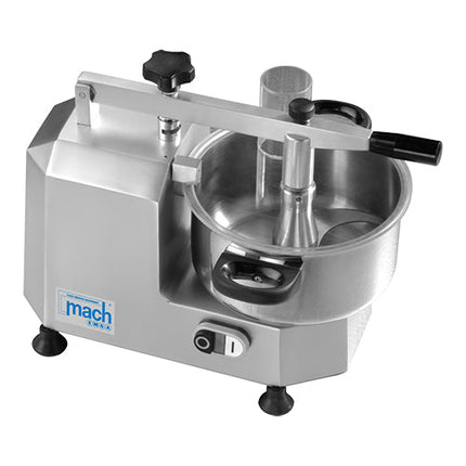 EMGA Cutter met RVS kom 3 liter – keukencutter voor hakken en mengen in de horeca