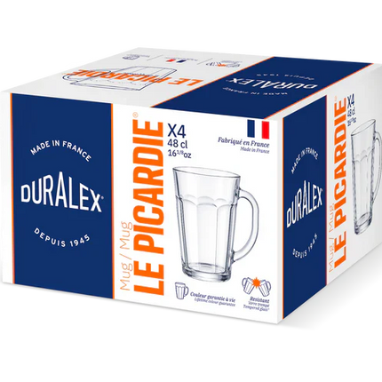 Duralex Picardie Mug 480 ml 4/box