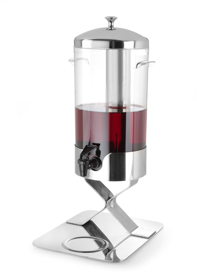 Hendi sapdispenser RVS 5 liter – 280x220x510 mm drankdispenser voor ontbijtbuffet