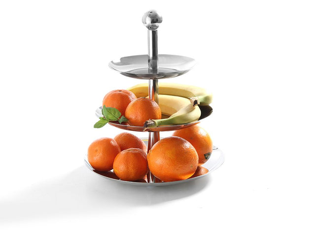 Etagere met 3 plateaus rvs166-220-268x320 mm 1/box