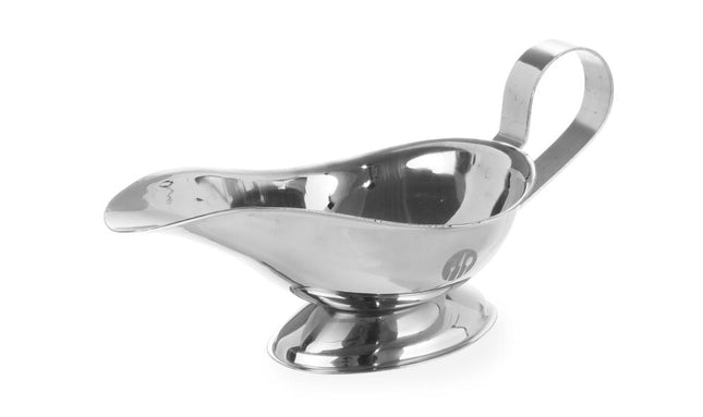 Sauce boat on foot stainless steel 85 ml 120x50 mm 1/box