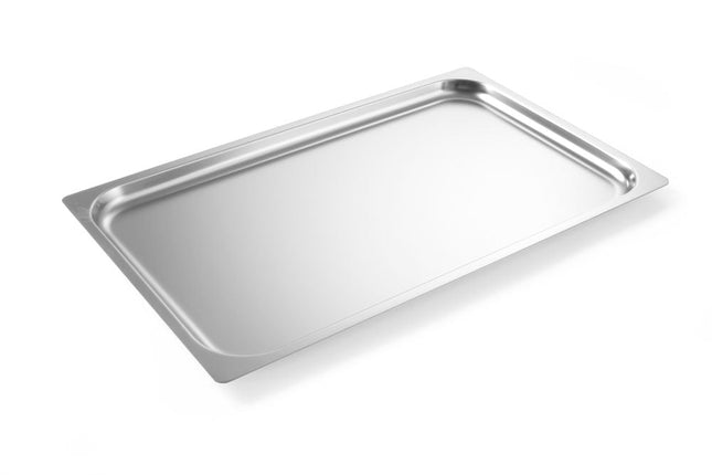 Serveerplateau rvs GN 1/113 mm spiegelend rand mat 1/box