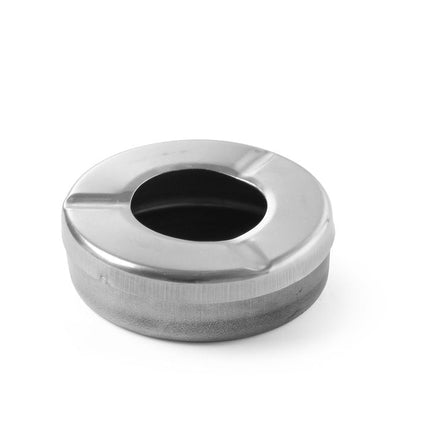 Ashtray with lid stainless steel 90x20 mm 1/box