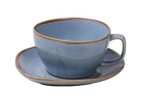 APS Ming schotel voor kom met oor blauw - keramische onderschotel