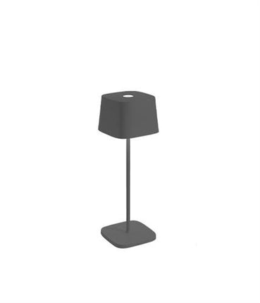 APS Ofelia PRO tafellamp donkergrijs met LED-dimmer - oplaadbare tafellamp
