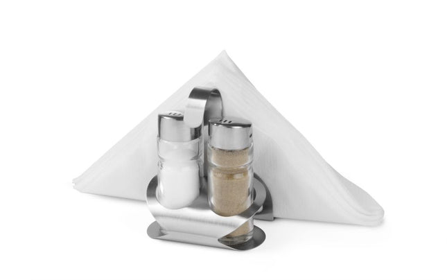 Menage 3 dlg Luxepeper, zout, servetten 1/box