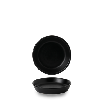 Dudson Evo Jet olijf-/tapasschaaltje 11,8 cm – gitzwart porselein voor de horeca