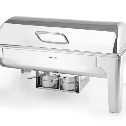 Hendi chafing dish GN 1/1 hoogglans – glanzende warmhoudschaal voor buffet in hotel en catering