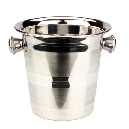 APS mini ijsemmer met knoppen 14 cm - kleine koelemmer voor ijs op tafel