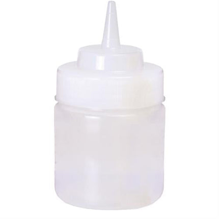 Squeeze Bottle small clear wide mouth 236 ml