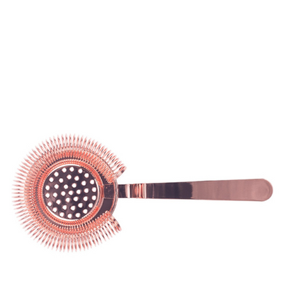47 Ronin barzeef koperkleurig – hawthorne strainer voor cocktails in bar en restaurant