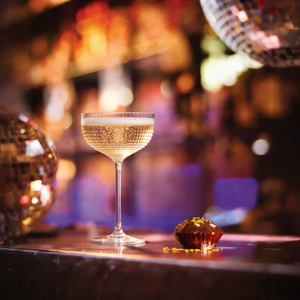 Arcoroc Disco champagneglas 21 cl detail - feestelijk glas voor de bar