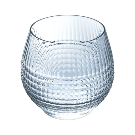 Arcoroc Disco tumbler 38 cl – stevig glas met ribbels voor de horeca