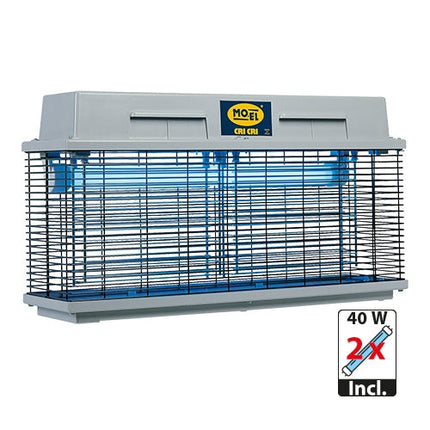 EMGA Insectenverdelger Cri-Cri 80W – insectenlamp met groot bereik voor grootkeukens