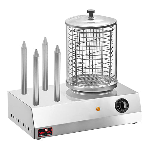 EMGA Hotdogapparaat – verwarmde hotdogsteamer voor foodtruck en kiosk