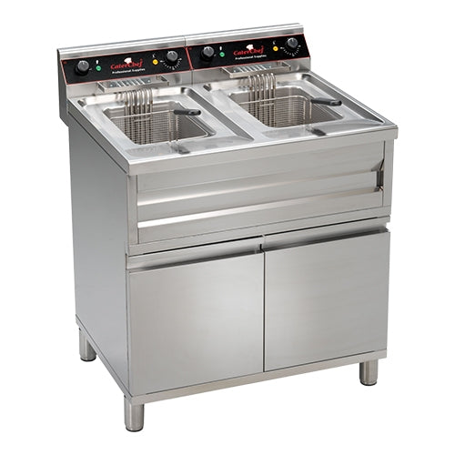 Friteuse 12L + 12L (2*400V)