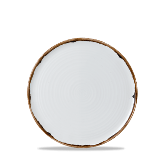 Dudson Harvest Natural organisch plat coupebord 31,8 cm – naturel porseleinen bord voor restaurants