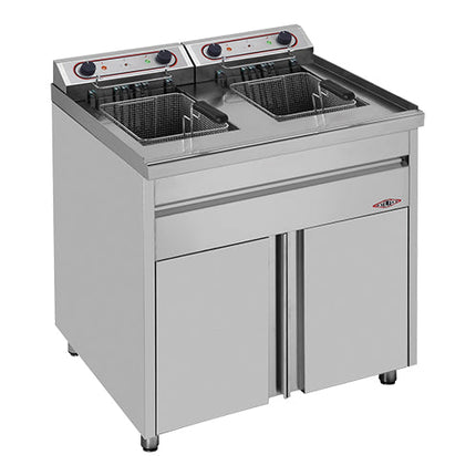 Friteuse 20L + 20L (2*400V)