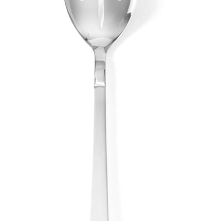 Hendi serveerlepel met sleuven RVS 71x321 mm – uitleklepel voor groenten op het buffet