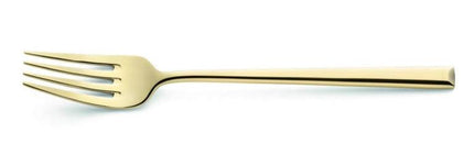 Amefa Metropole dessertvork goud 19 cm – goudkleurige dessertvork voor hotels