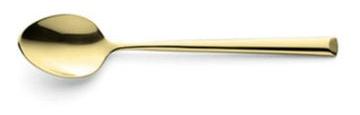 Amefa Metropole koffielepel goud 13,8 cm – goudkleurige lepel voor café en hotel