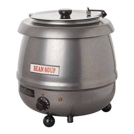 EMGA Soepketel 10 liter Bistro grijs – grijze soepketel voor lunchroom en catering
