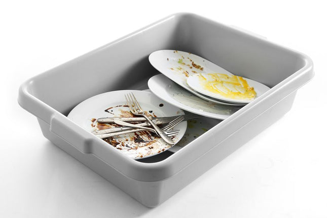 Afruimbak grijs 555x410x130 mmpolypropyleen 1/box