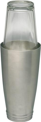 APS cocktailshaker geborsteld 880 ml - matte RVS shaker voor cocktails