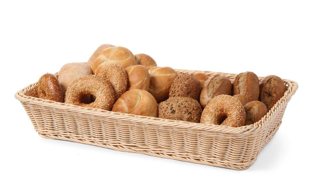 Bread basket GN 1/1/530x320x90 mm adj. PP rattan 1/box