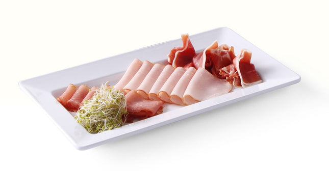 Plateau rechthoekig melamine360x205x38 mm 1/box