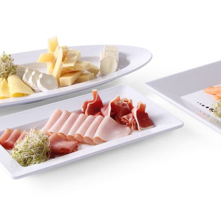 Tray rectangular melamine 360x205x38 mm 1/box