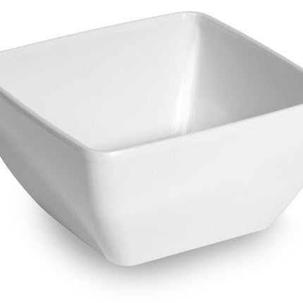 Hendi bakje vierkant melamine 130x130x65 mm – klein presentatiebakje voor buffet en tapas