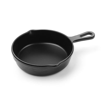 Steelpannetje zwart melamineLittle Chef 162x121x30 mm 1/box