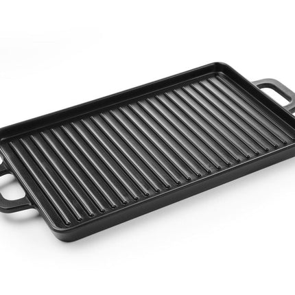 Grillpan zwart melamineLitte Chef 320x162x20 mm 1/box