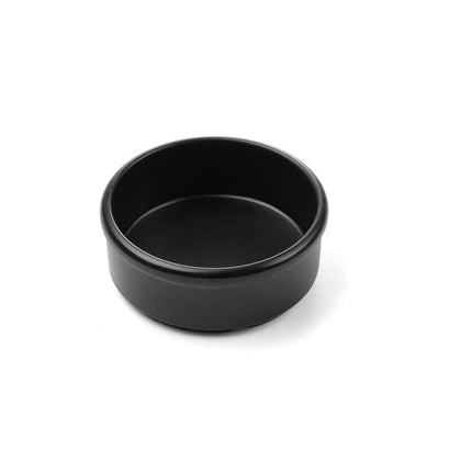 Hendi boter- en sausschaaltje zwart – 80x80x30 mm melamine, set van 3 voor restaurant
