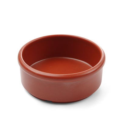 Hendi botervlootje melamine zwart – klein serveerschaaltje voor sauzen in de horeca