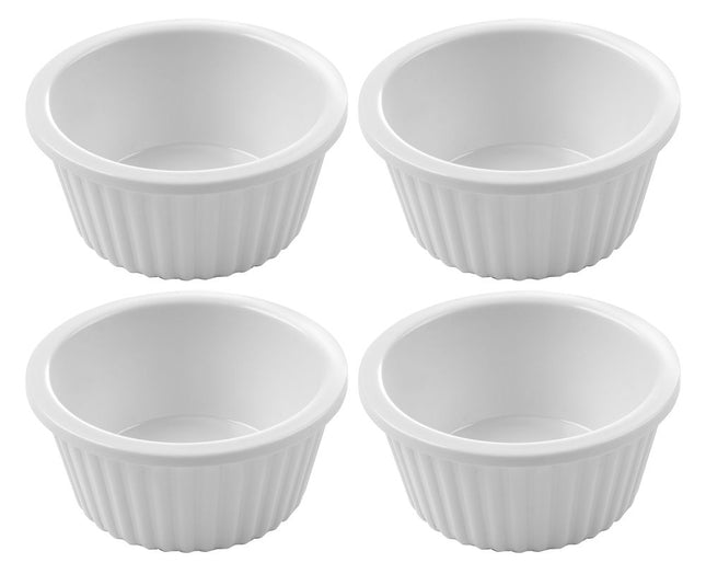 Ramekin ivoor58x58x27 mm melamine 4/box