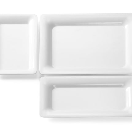 Hendi gastronormtray 1/2 20 mm melamine – GN buffetschaal met slanke rand voor catering