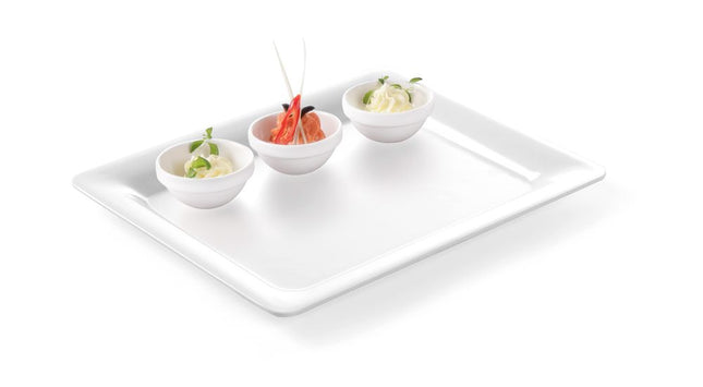 Gastronormtray 1/2 20 mmmet slanke rand melamine 1/box