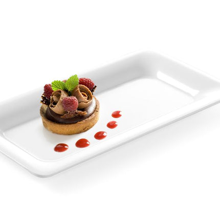 Gastronormtray 1/3 20 mmmet slanke rand melamine 1/box