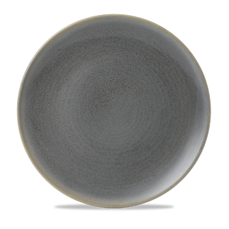 Dudson Evo Granite coupebord 27,3 cm – graniet-grijs porseleinen serveerbord voor de horeca