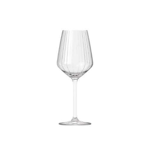 Royal Leerdam Carré Optics wijnglas 385 ml – geoptiekt wijnglas voor de horeca