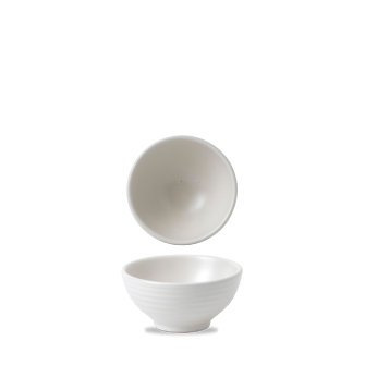 Dudson Evo Pearl rijstkom 10,5 cm – parelwitte porseleinen rijstkom voor de horeca