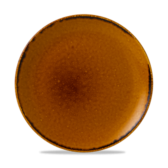 Dudson Harvest Brown coupebord 26 cm – bruin porseleinen coupebord voor fine dining