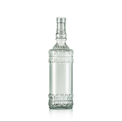 APS fles Barocca 700 ml groen glas - karaffles voor water en olie