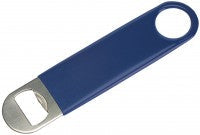 APS bar blade vinyl blauw - gecoate flesopener met grip voor bartenders